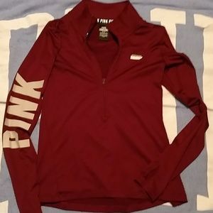 Pink Victoria secret 1/2 zip